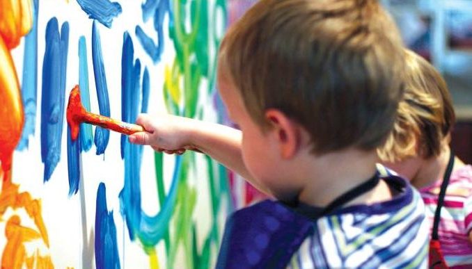 Painting with your toddler - Toddler Development