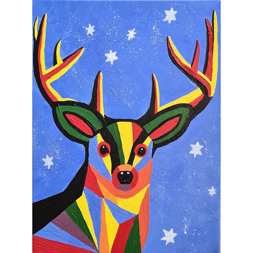 Starry Deer by Denise Schmitz